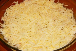 сыр на капусте