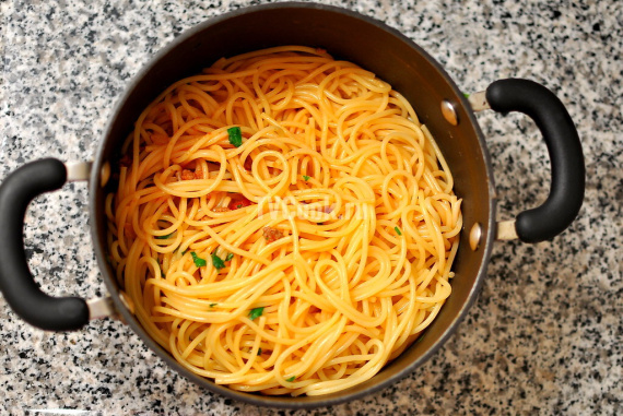 Готовим спагетти