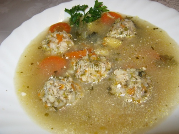 Суп с фрикадельками в мультиварке — рецепт