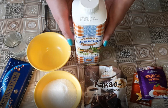 Десерт из ряженки с какао — пошаговый рецепт с фото и видео