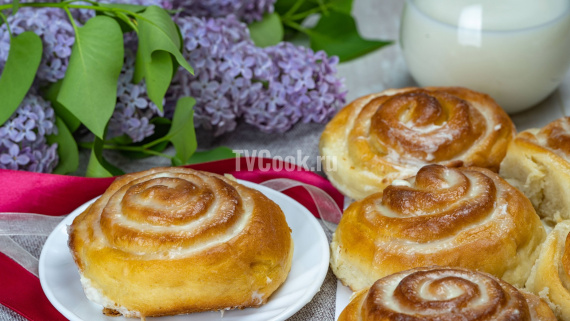 Сладкие булочки с корицей «Синнабон» — пошаговый рецепт с фото и видео