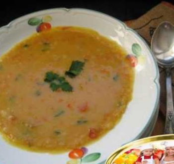 Постный гороховый суп-пюре