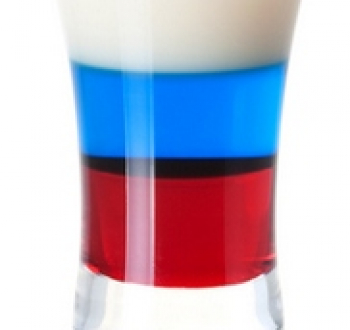 Коктейль «Российский флаг»
