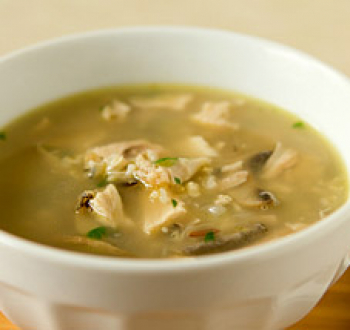 Рисовый суп из индейки