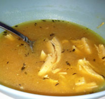 Сырный суп-пюре с курицей