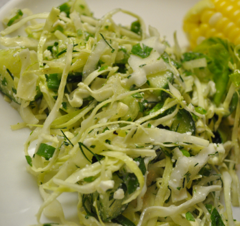 Весенний салат из капусты