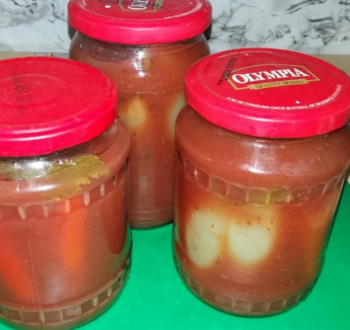 Перец в томатном соусе на зиму