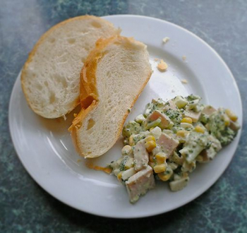 Вкусный салат с брокколи
