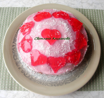 Торт для любимых ко Дню святого Валентина