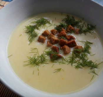Сырный суп пюре из плавленых сырков
