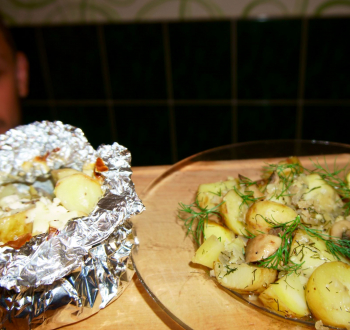 Картошка с грибами на ужин хозяйкам, ценящим простые и быстрые рецепты