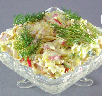 Недорогой салат на праздничный стол / Салат "Машенька"