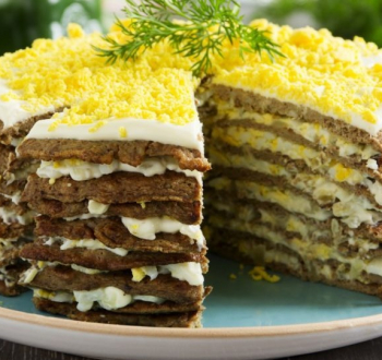 Мясной торт "Ряба"