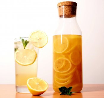 Домашний лимонад с газированной водой