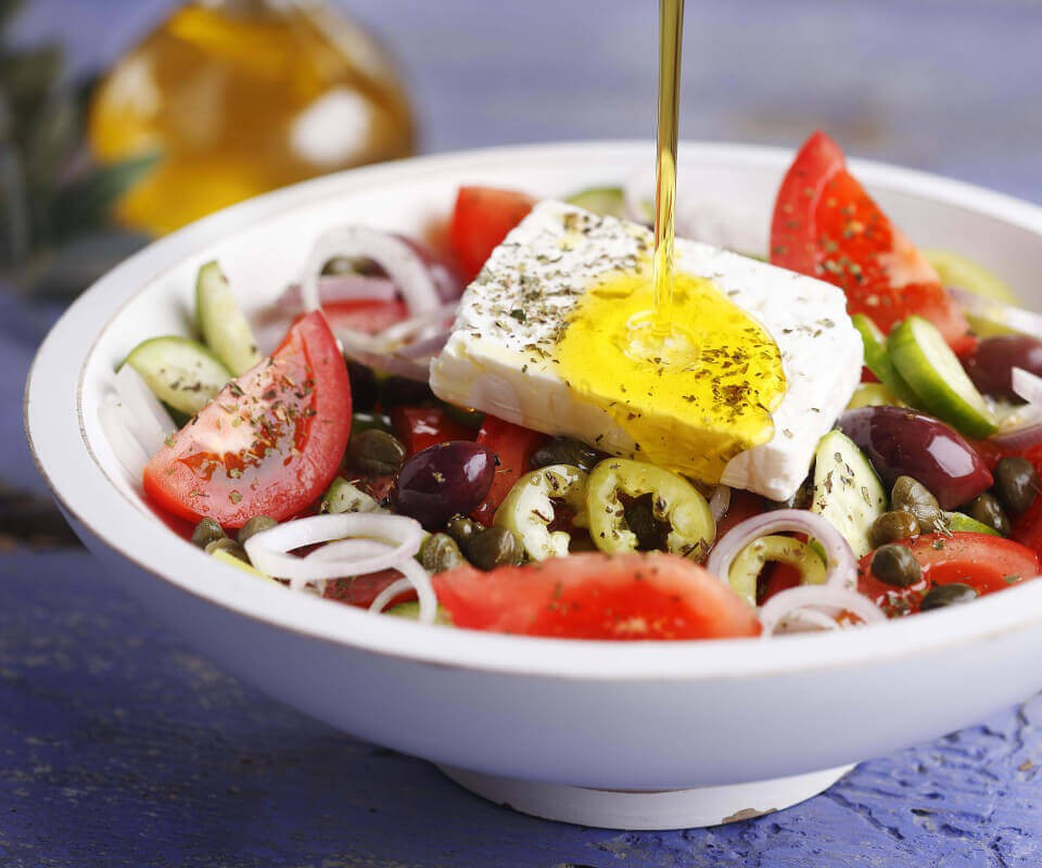 Греческий салат пошаговый рецепт! 