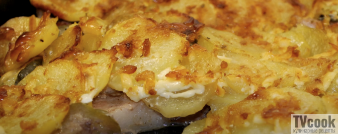 Картошка с мясом в духовке