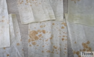 Трубочки из лаваша с картофельной начинкой и сыром