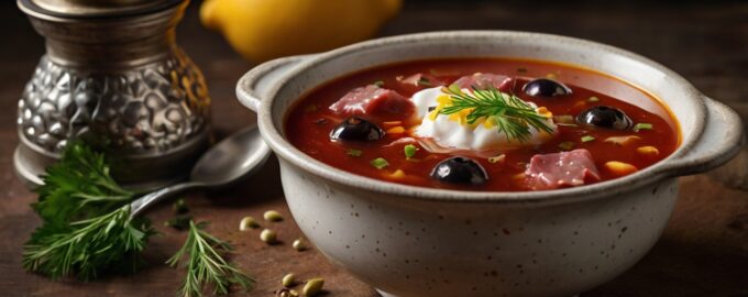 Сборная мясная солянка: классический рецепт с колбасой, копченостями и говядиной