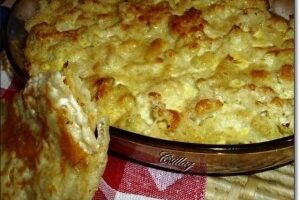 Запеканка из цветной капусты с мясным фаршем