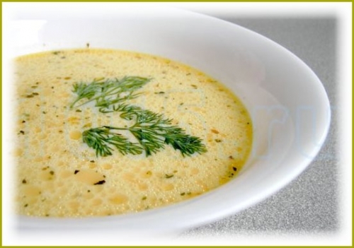 Сырный суп из плавленого сырка
