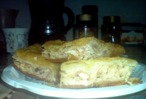 Куриная слойка