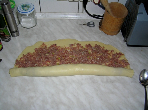 Штрудель с мясом