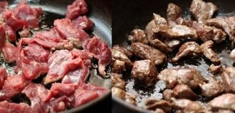 Мясо по-кубански с черносливом