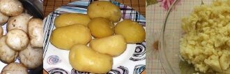Рецепт Картофельных Кнедликов с Грибами и Молочно-Сметанным Соусом