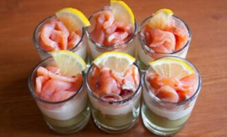 Закуска из лосося и сыра