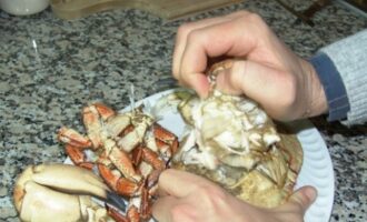 Суп с крабами