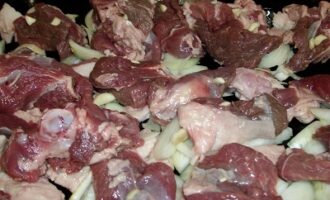 Баранина с картошкой в духовке