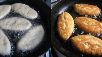 Жареные пирожки с картошкой