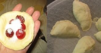 Вареники с вишней на пару
