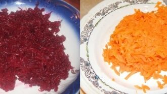 Салат "Полосатик"