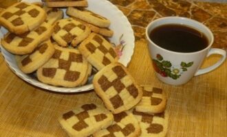 Шахматное печенье