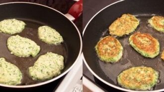 Кабачковые оладьи
