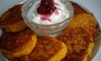 Оладьи из тыквы