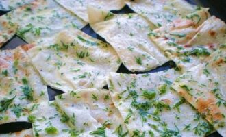 Быстрые чипсы из тонкого лаваша