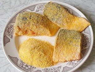 Сом с паприкой и тимьяном