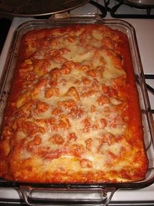 Лазанья из макарон