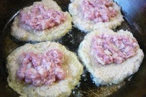 Драники с фаршем