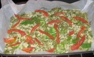 Омлет-рулет с ветчиной и сыром