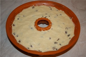 Творожный кекс с изюмом