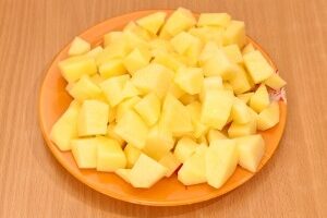 Сырный суп с курицей и овощами