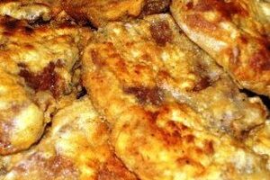Жареный язык в тесте с кляром