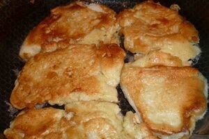 Жареный язык в тесте с кляром