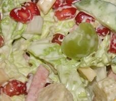 Салат с Кукурузой в Початках и Виноградом