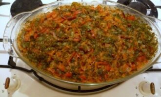 Рис с овощами в духовке — пошаговый рецепт