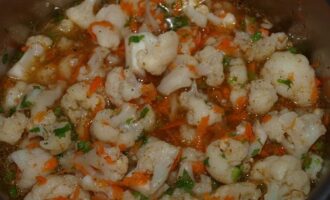 Цветная капуста по-корейски: пошаговый рецепт с фото