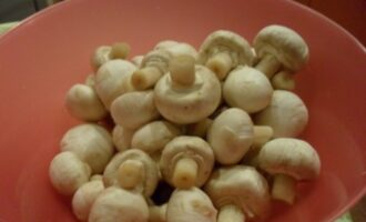 Салат Рыбка с шампиньонами